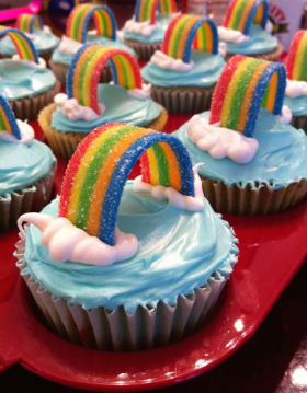 Rainbow Cupcake 