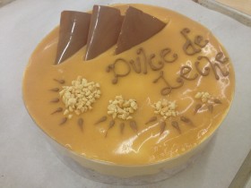 Dulce De Leche Mousse Cake 