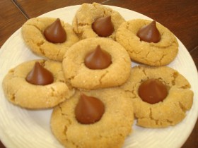 Peanut Butter Cookie with Kisses