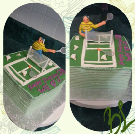 Badminton Cake 